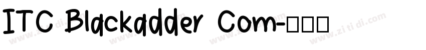 ITC Blackadder Com字体转换